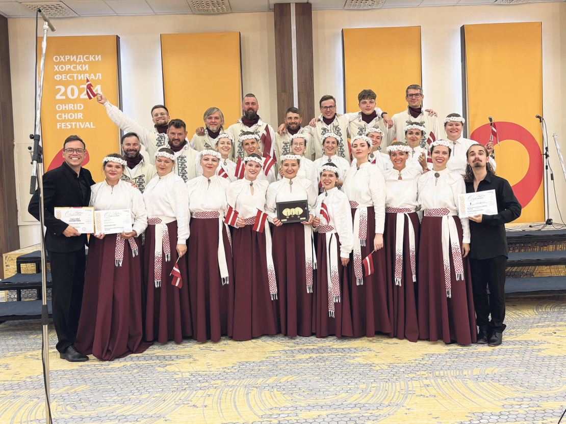Jauktais koris "Anima Mea" konkursā Ohridas koru festivālā (Ziemeļmaķedonijā) izcīnīja "Grand Prix".