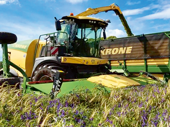 'Krone' pļaujmašīna XDisc 710.
