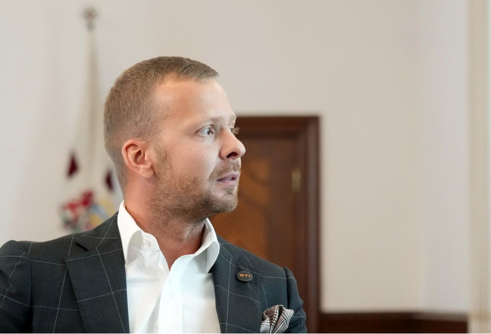 Saeimas frakcijas "Stabilitātei!" priekšsēdētājs Aleksejs Rosļikovs.