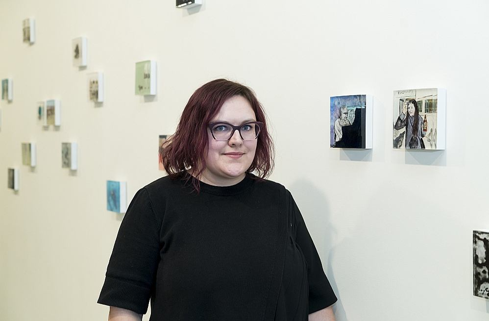 Laura Veļa: "Šo izstādi vairāk vēlējos radīt, domājot tieši par savu paaudzi, tā gluži nav par vēsturi, bet par to, kā mana paaudze skatās uz vēsturi, kā to interpretējam."