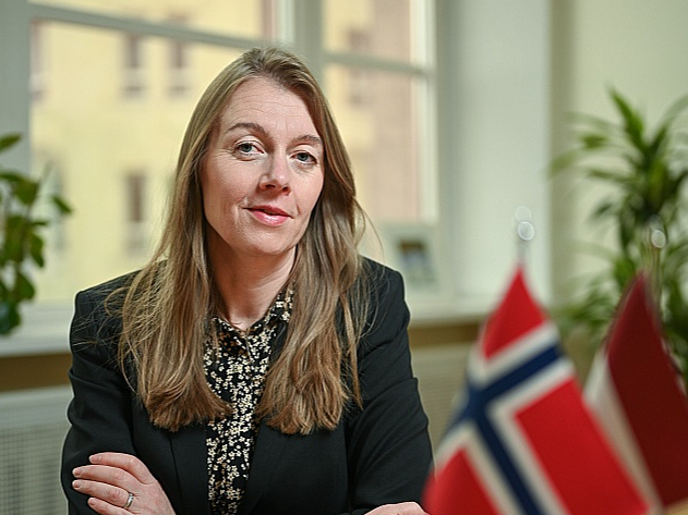 Norvēģijas vēstniece Latvijā Īne Morenga.