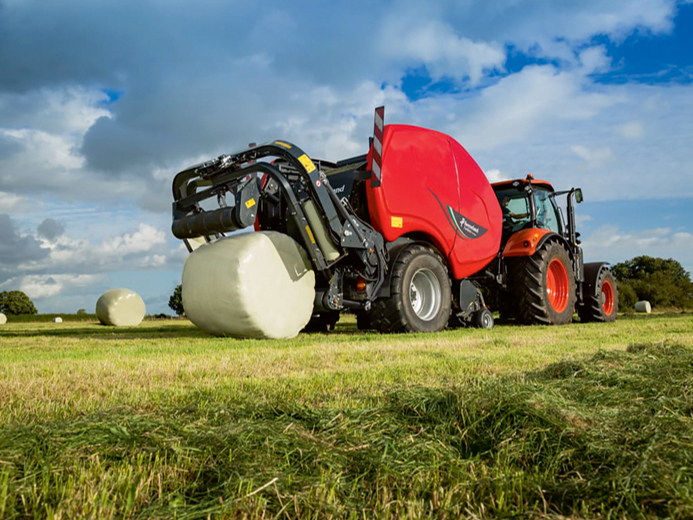 'Kverneland FastBale Premium' agregāts. 