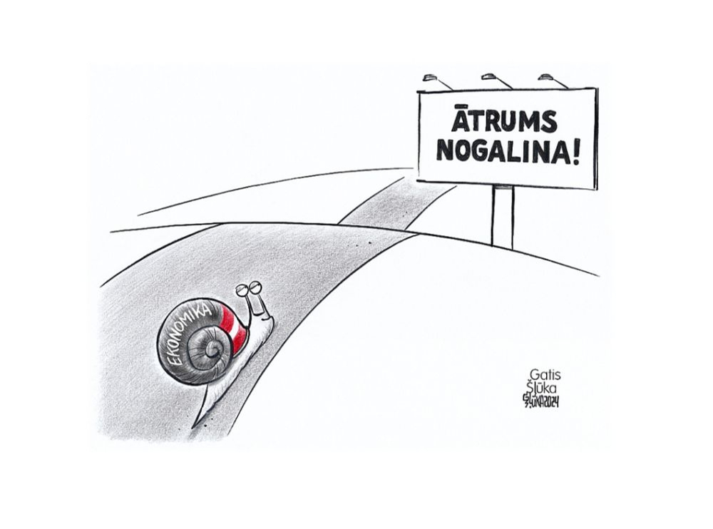 Zīmē Gatis Šļūka. Ātrums nogalina!