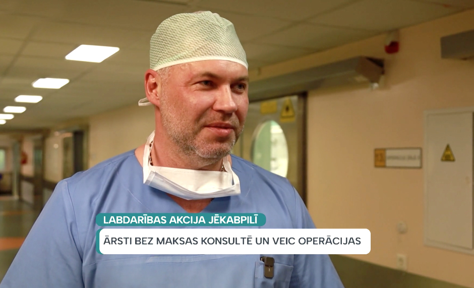 Tikt pie ārsta uz vizīti bez rindas un saņemt palīdzību bez maksas – šādu iespēju jau vairākus gadus labdarības akcijā jēkabpiliešiem nodrošina dakteris Kaspars Ūdris ar komandu. 