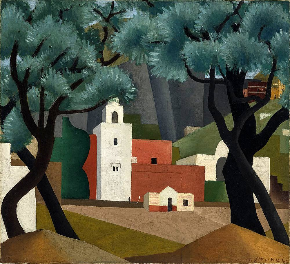 Niklāvs Strunke. "Kapri. Palazzo a Mare". 1925. Audekls, eļļa. LNMM kolekcija.