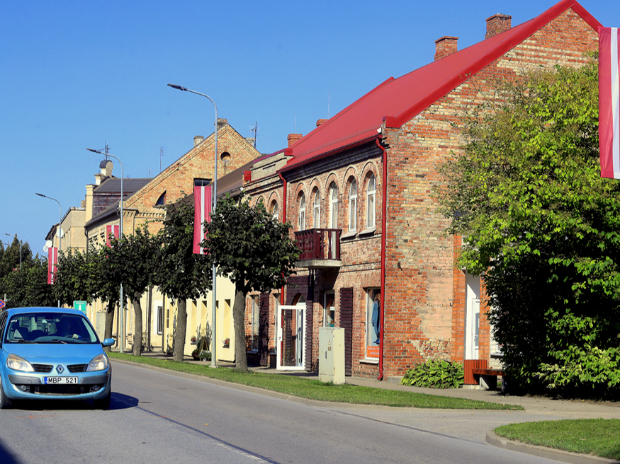 Mazpilsētas vizuālais šarms.
