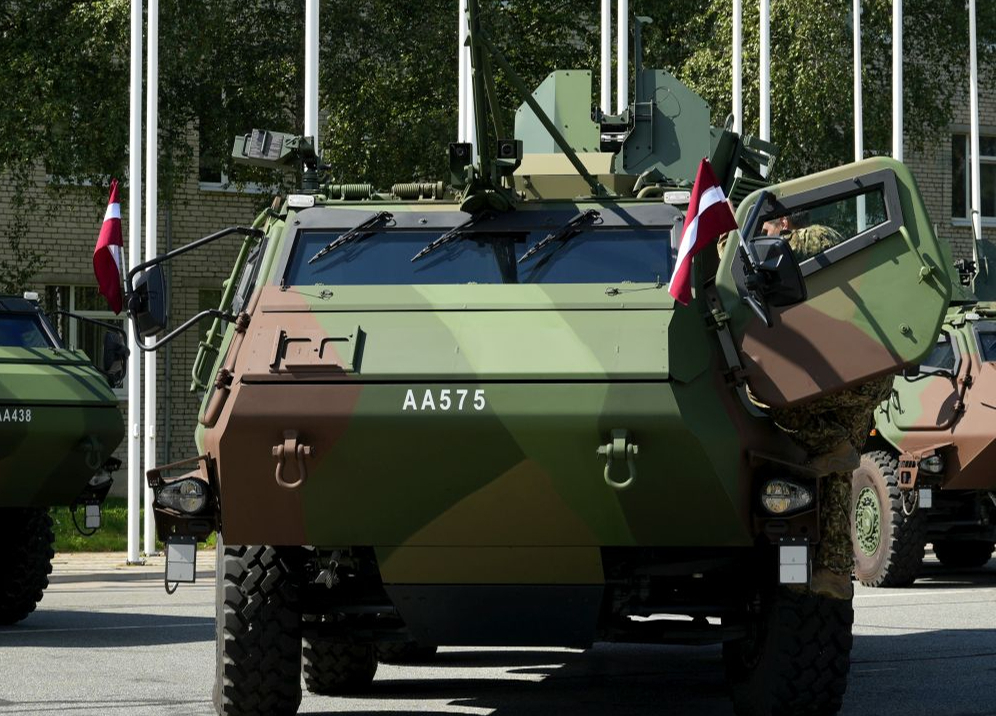 Latvijā ražotās "Patria".