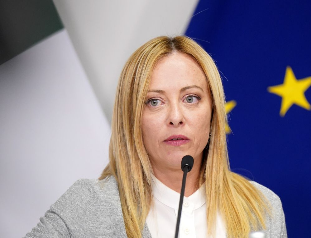Itālijas premjerministre Džordža Meloni. 