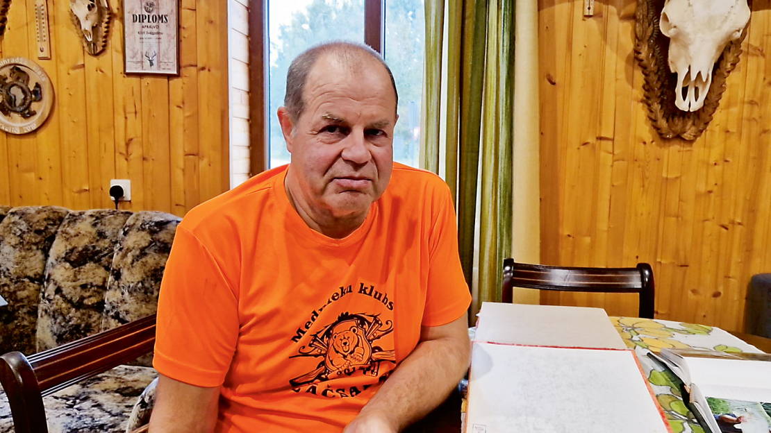 Nopietns mednieks un sporta šāvējs – Vilnis Zvirgzdiņš.