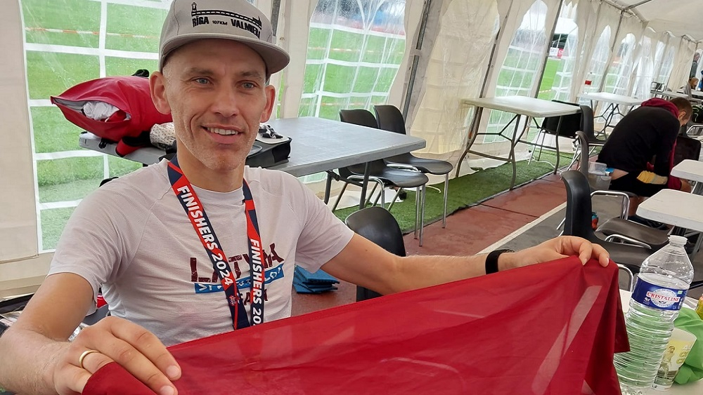 Ultramaratonists Matīss Vecvagaris.