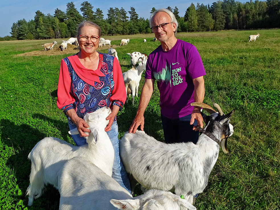 "Kļavnieku" saimnieki Māra un Ivars Šleineri.