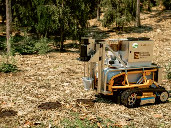'Continental' meža stādīšanas robots.