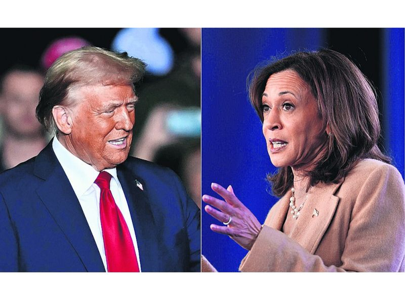 Republikāņu kandidāts Donalds Tramps un demokrātu kandidāte Kamala Harisa pēdējās dienās pirms vēlēšanām apmeklēja vairākus svārstīgos štatus, kur centās savā pusē nosvērt atlikušos neizlēmušos vēlētājus.