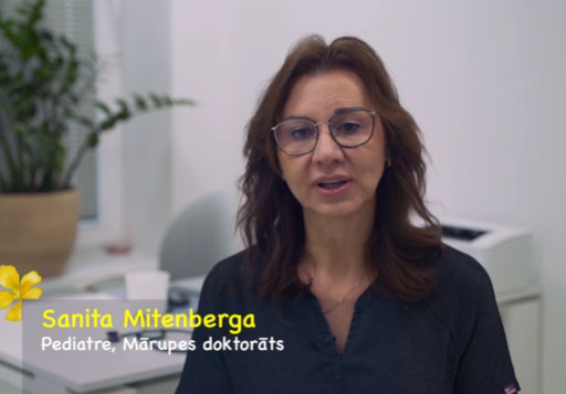 Pediatre Sanita Mitenberga.