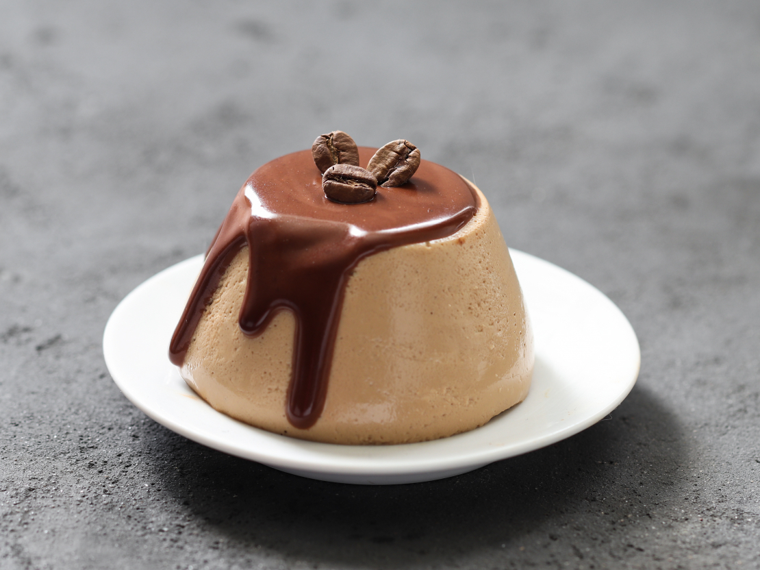 Iereibusī šokolādes panna cotta.