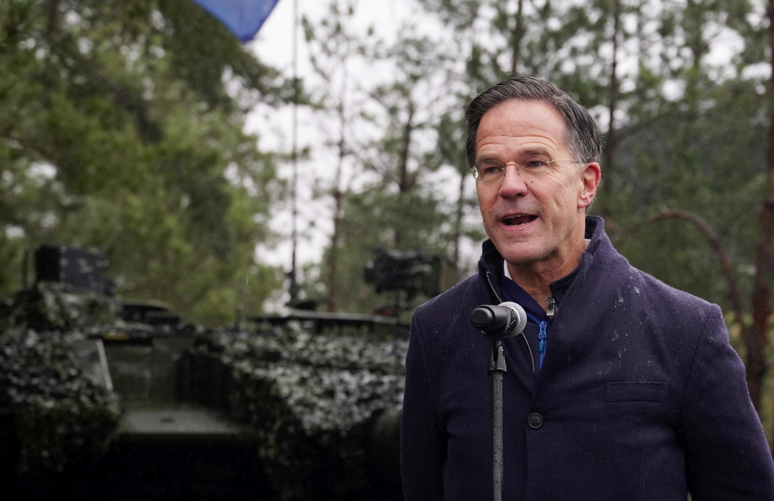 NATO ģenerālsekretārs Marks Rite Latvijā. 