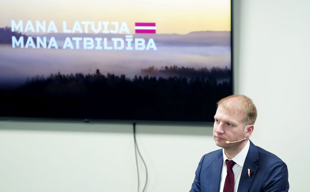 Klimata un enerģētikas ministrs Kaspars Melnis.