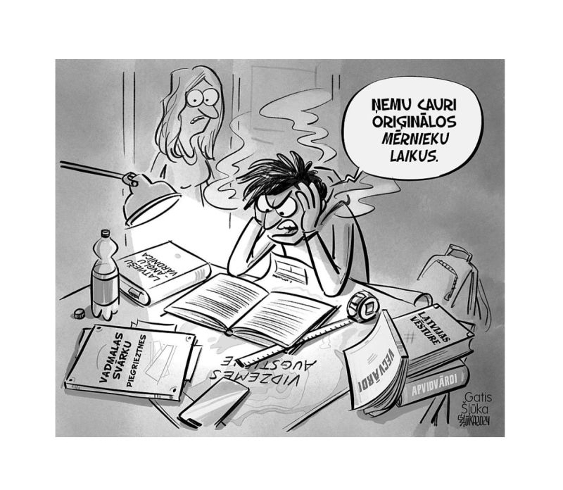 Zīmē Gatis Šļūka. Restaurēs "Mērnieku laikus"