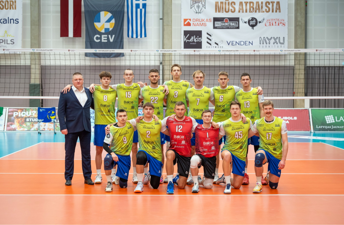 Latvijas čempioni volejbolā Jēkabpils "Lūši"