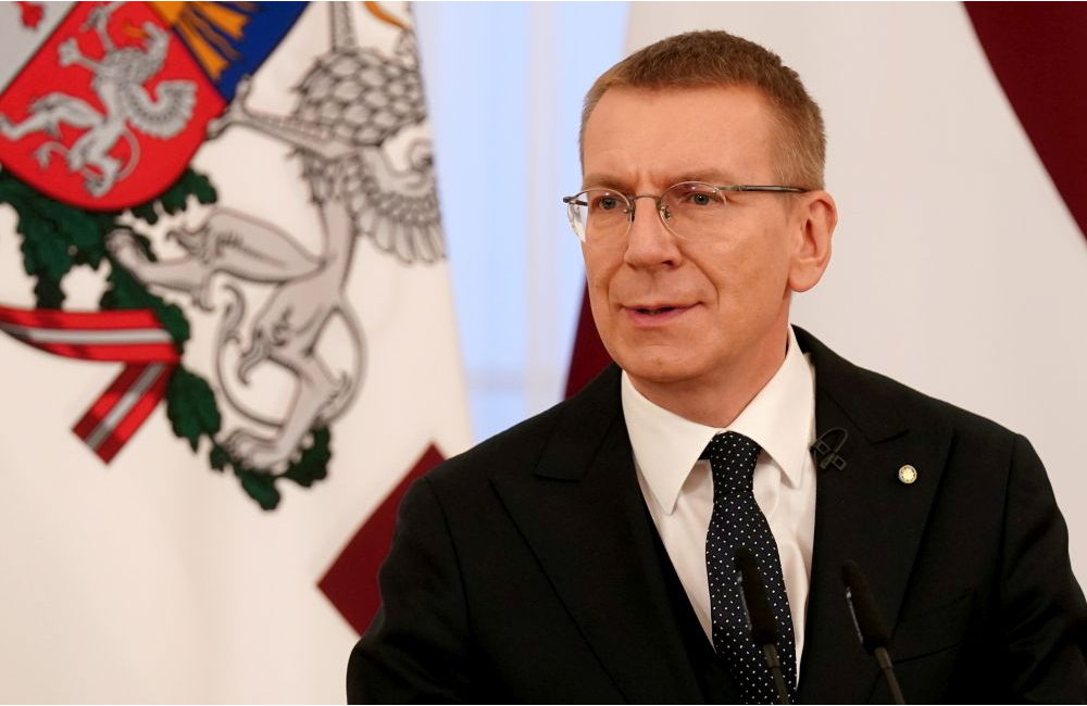 Latvijas prezidents Edgars Rinkēvičs. 