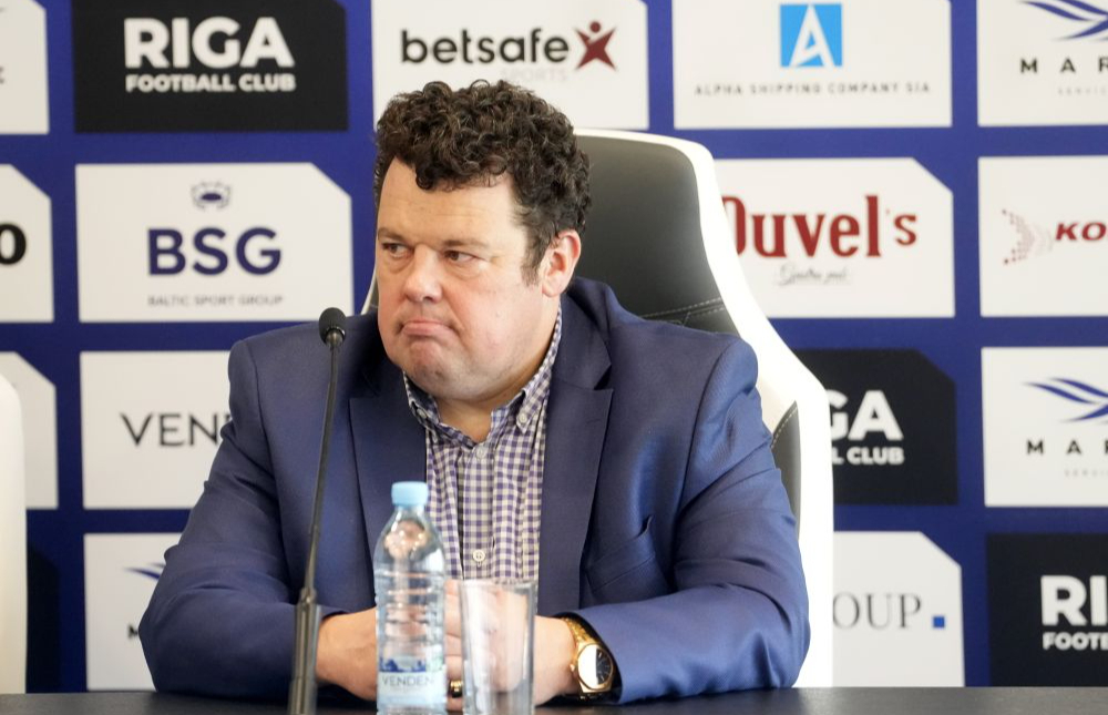 "Rīgas" prezidents Mārtiņš Petrovs.