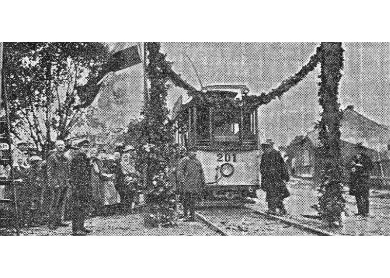 Godavārti, Bišumuižas tramvaja kustību atjaunojot 1926. gadā.
