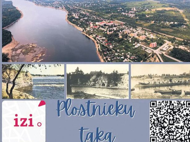 Lai izmantotu audiogidu, tālrunī jāreģistrē lietotne "Izi.travel", meklētājā jāievada "Pļaviņas" un jāizvēlas audiogids "Pļaviņu plostnieku taka". Takas sākums ir pie Bebrulejas piemiņas akmens, bet to var izvēlēties arī citviet uz Pļaviņu aizsargdambja, audiogidā izvēloties atbilstošu pieturvietu.