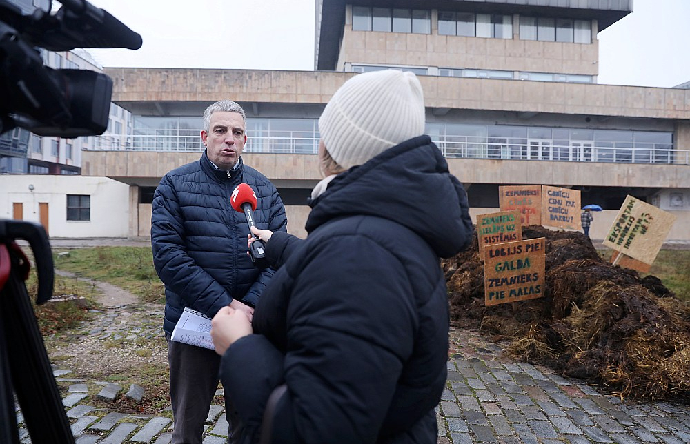 Gaļas liellopu audzētāju biedrības valdes priekšsēdētājs Raimonds Jakovickis.