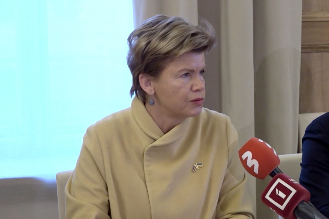 Ārlietu ministre Baiba Braže.