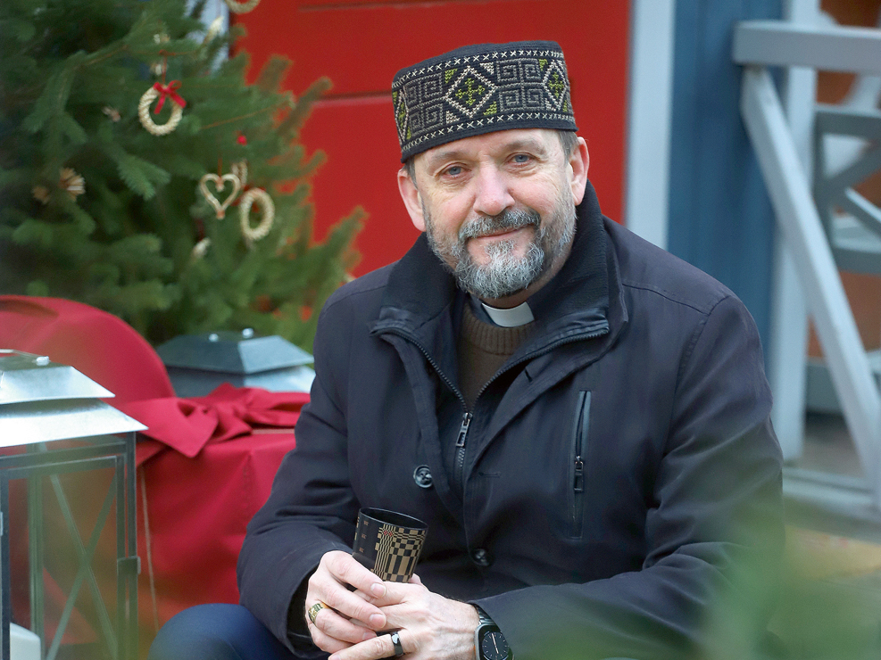Latvijas Evaņģēliski luteriskās baznīcas arhibīskaps Jānis Vanags,