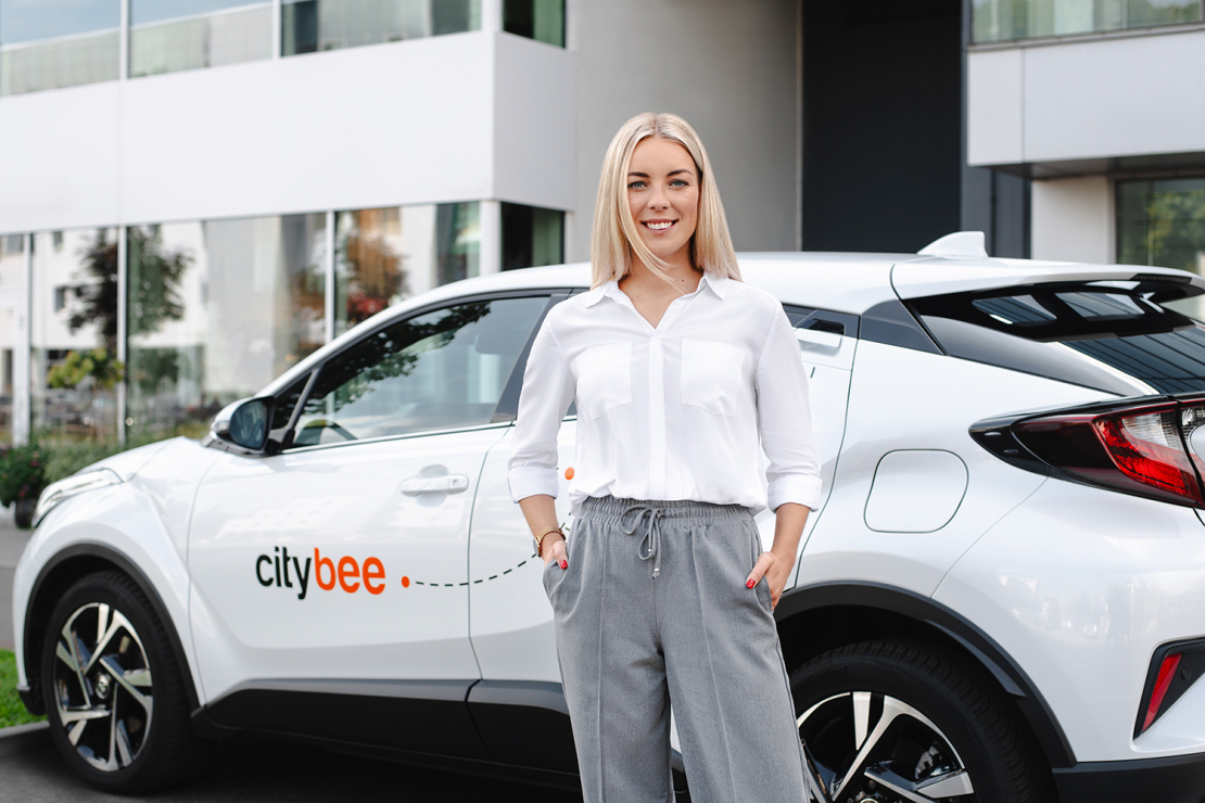"CityBee" izpilddirektore Greta Januškaite-Karveliene.