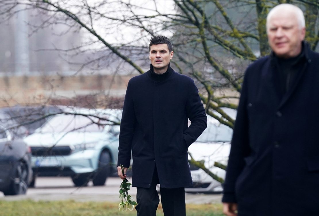 Atvadīšanās no basketbolista Jāņa Timmas.