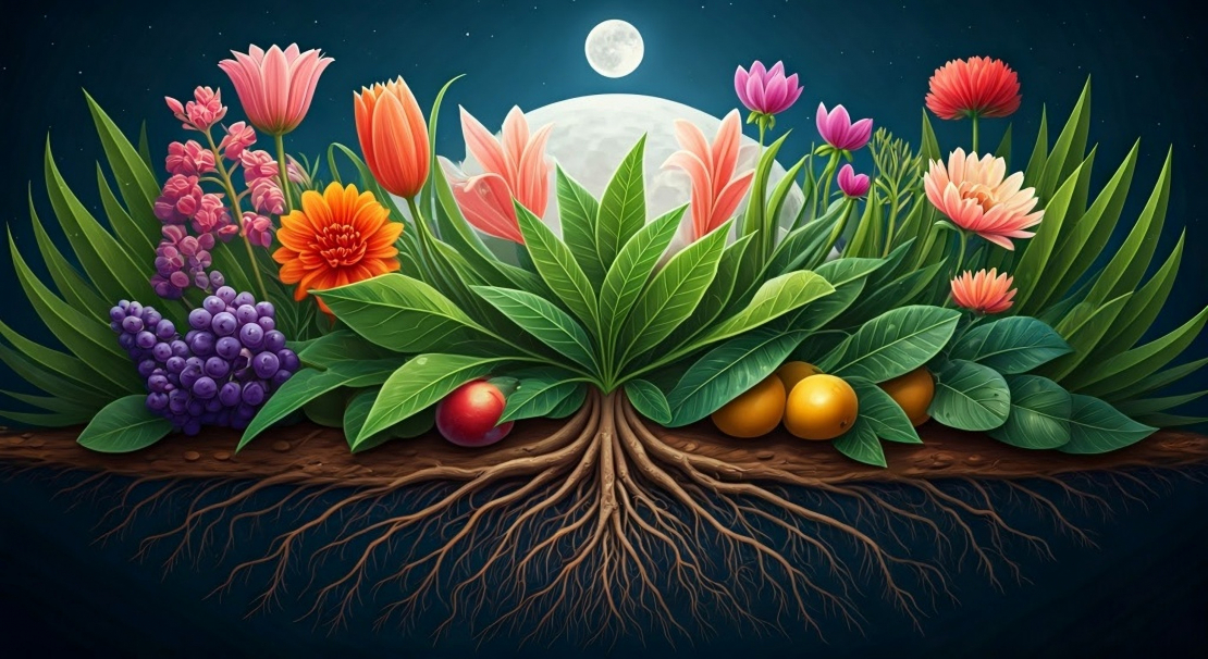 Ziedu, lapu, augļu un sakņu dienas.