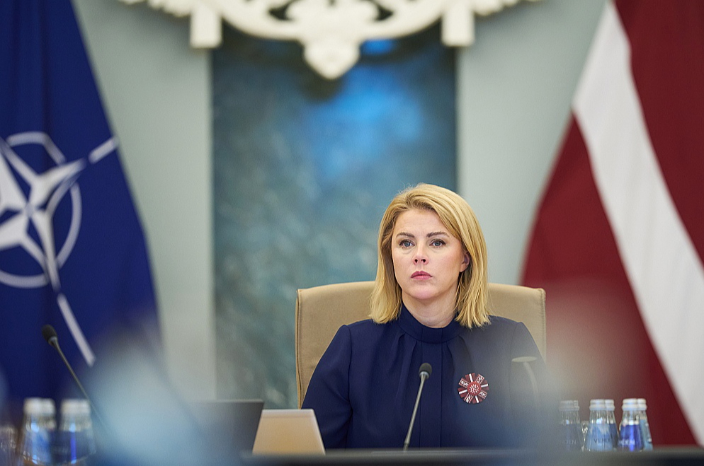 Ministru prezidente Evika Siliņa.