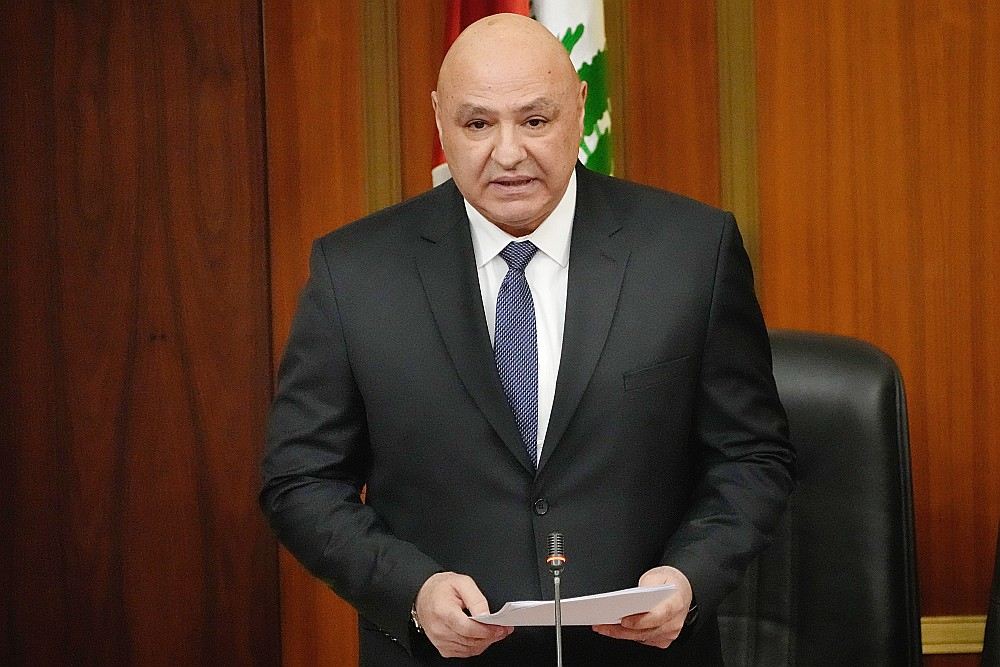 Libānas prezidens Žozefs Auns.