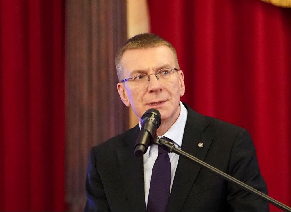 Valsts prezidents Edgars Rinkēvičs. 