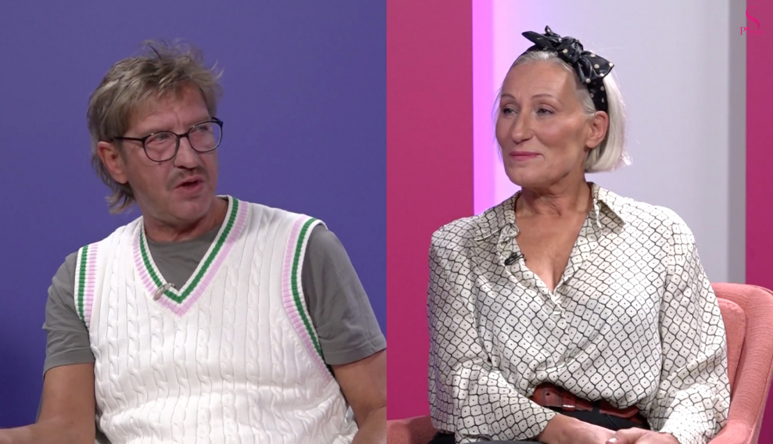 Dāvids jeb Romans Andrejevs un viņa sieva Antra Andrejeva.
