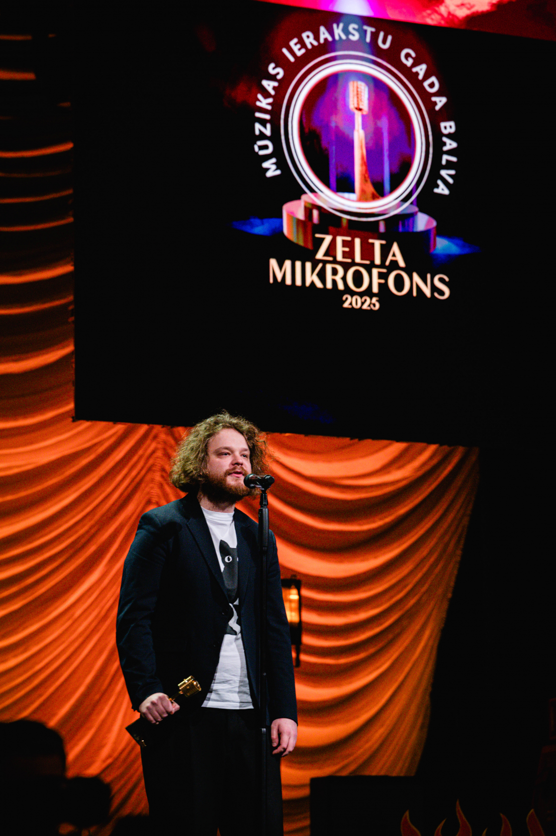 "Zelta mikrofons 2025" noslēguma ceremonija. Matīss Kaža. 