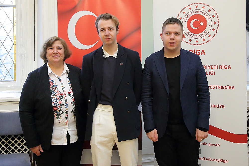 Turcijas Republikas vēstniecības rīkota konference Latvijas Universitātē.