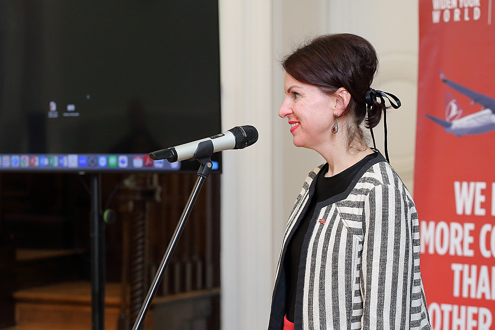 Turcijas Republikas vēstniecības rīkota konference Latvijas Universitātē.
