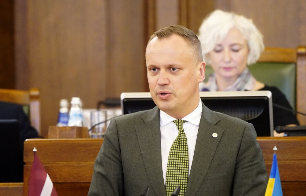 "Apvienotā saraksta" frakcijas vadītājs Edgars Tavars.