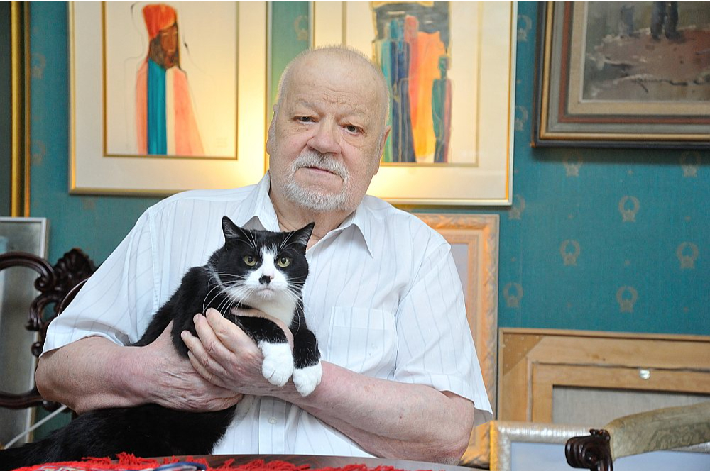 Jānis Peters savās mājās 2019. gada jūnijā.