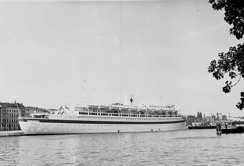 "Wilhelm Gustloff" kā hospitālkuģis Otrā pasaules kara laikā.