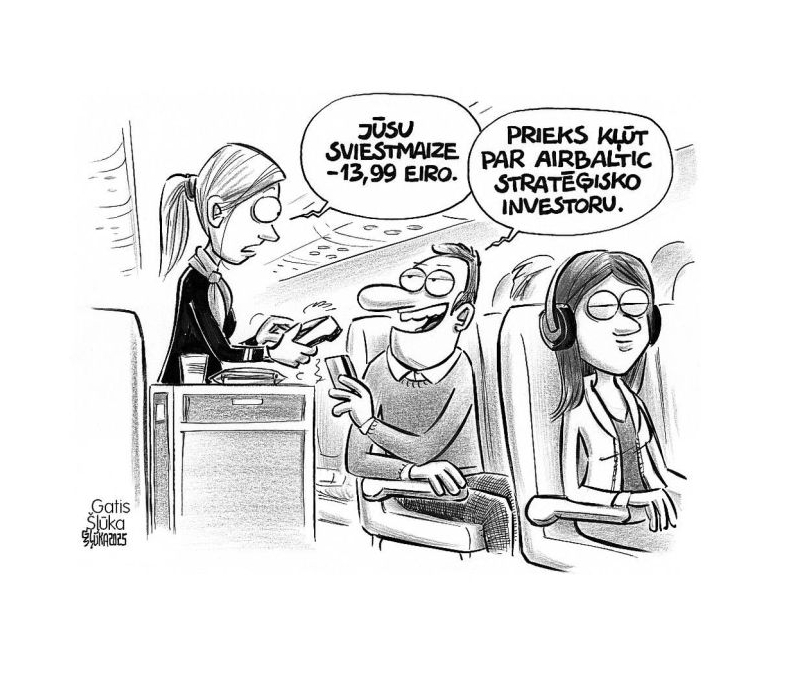 Zīmē Gatis Šļūka. Akcijas par sviestmaizes cenu!