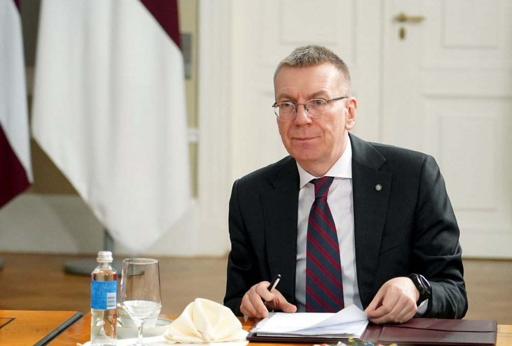 Valsts prezidents Edgars Rinkēvičs.