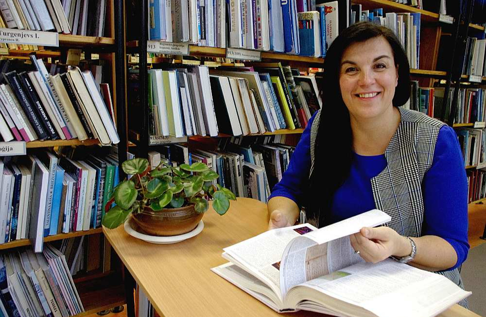 Rēzeknes Centrālās bibliotēkas direktore Ruta Suseja.