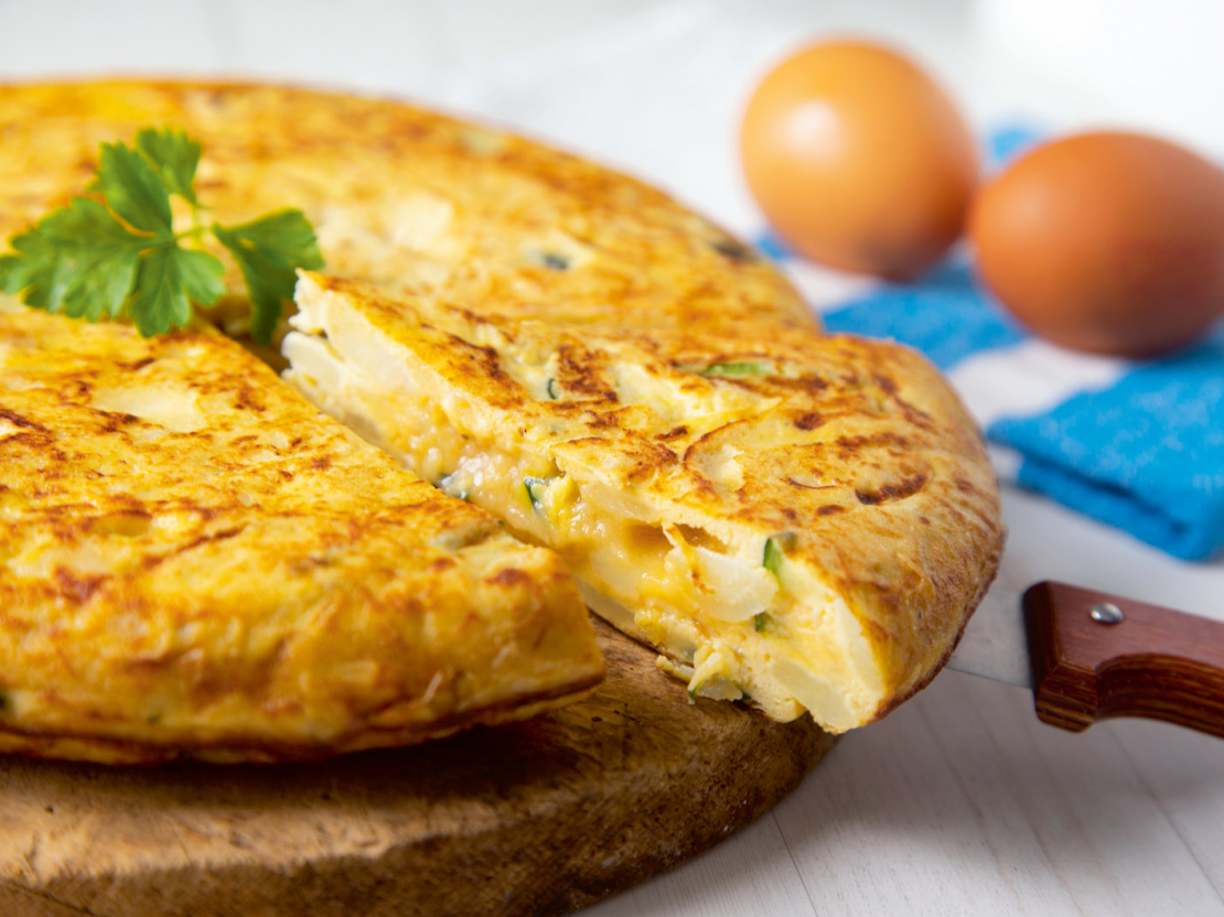 Spāņu omlete.