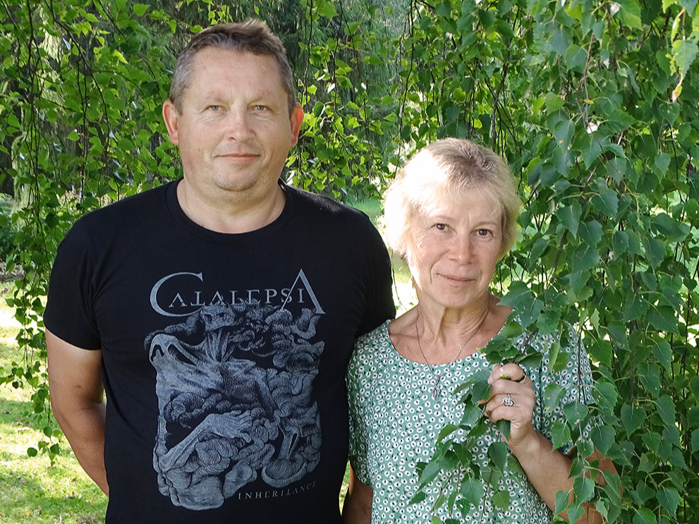"Lielbērzu" saimnieki Indra un Kaspars Ansabergi.