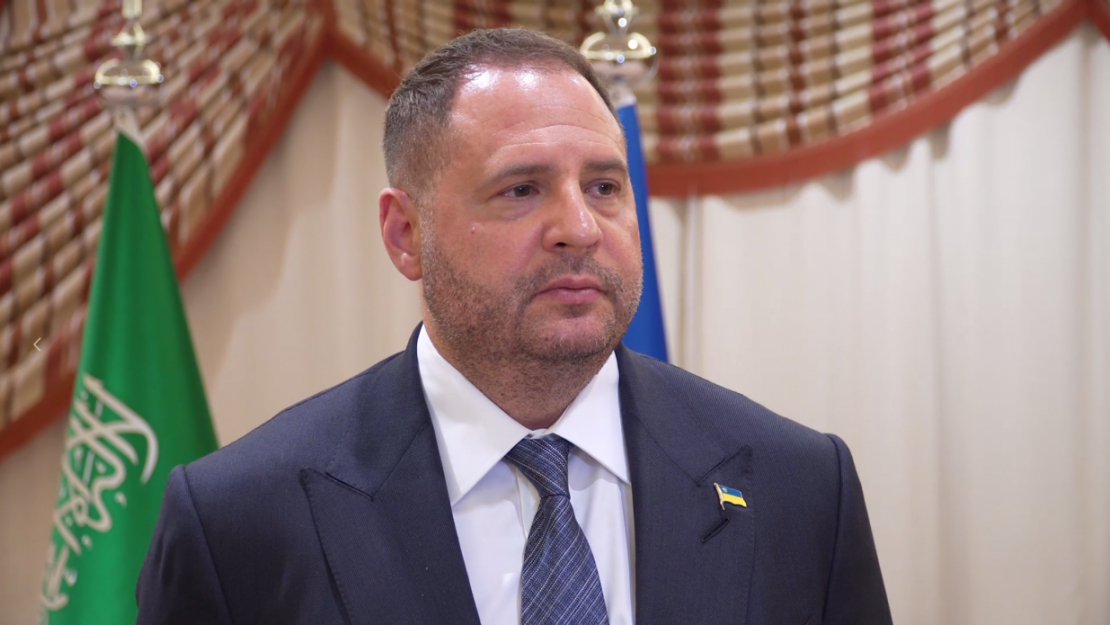 Ukrainas prezidenta biroja vadītājs Andrijs Jermaks.