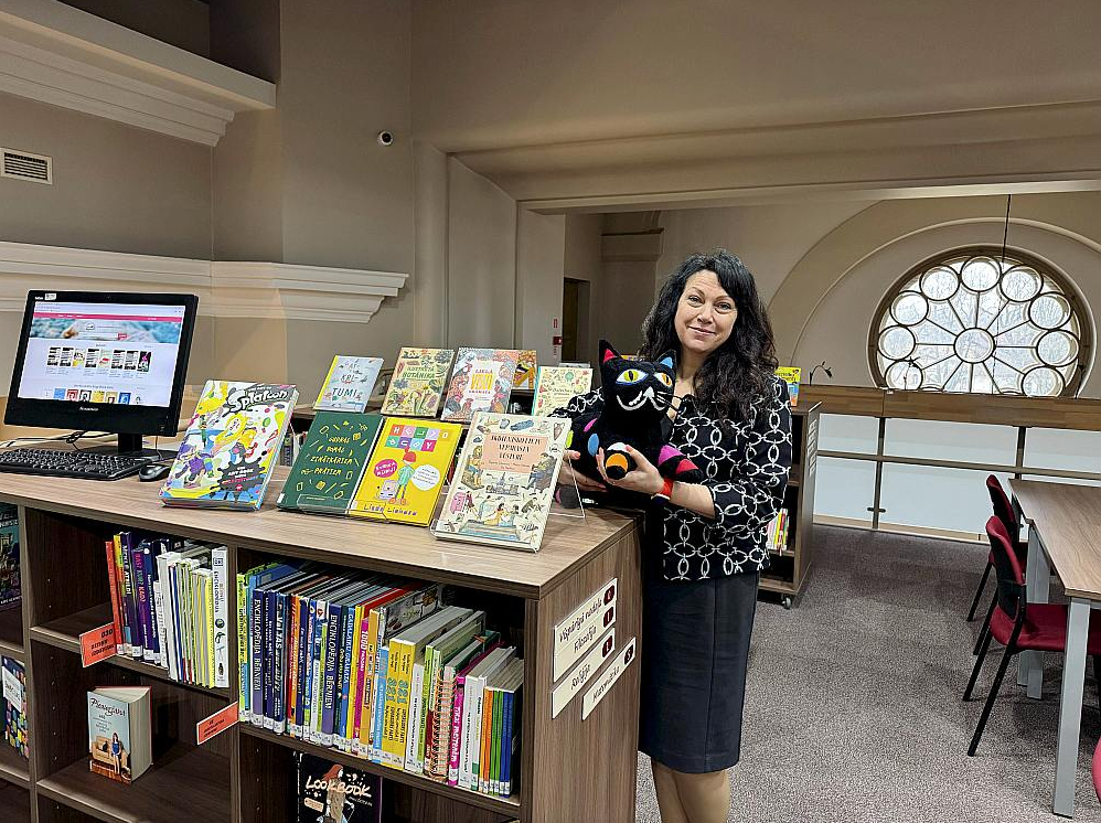 Kuldīgas Galvenās bibliotēkas vadītāja Daina Girvaite.